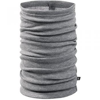 Odlo Active Warm Eco Braga De Cuello - Gris, tubular para actividades al aire libre, fabricado con materiales reciclados, ofrece calidez y transpirabilidad, diseño elástico que se adapta cómodamente al cuello