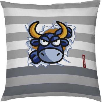 Kukuxumusu - Funda de almohada ROMPIENDO SUEÑOS 50x75 cm 100% algodón 144 hilos