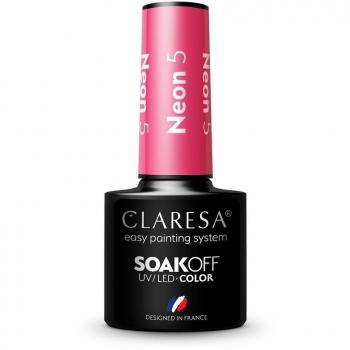 Esmalte semipermanente Claresa Neon Soak off - 5