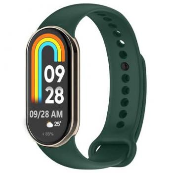 Correa de Recambio Suave y Transpirable Verde Meditación para Xiaomi Mi Band 8 y 9