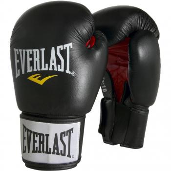 Everlast 6000PUBK12OZ - Guantes de boxeo, color negro, talla 12oz