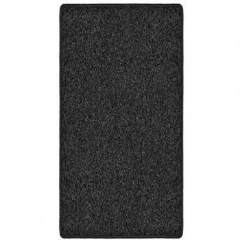 vidaXL Alfombra de Nudo 80x150cm Gris Antracita Decoración para Hogar Casa