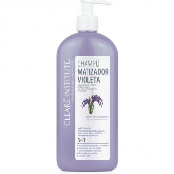 Clearé Institute Violet Toning Shampoo for Blonde, Highlighted, and Gray Hair 400ml