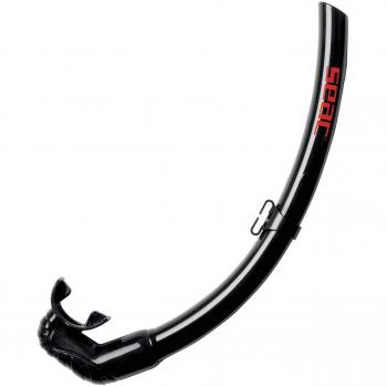 SEAC Top Flex Tubo Plegable y Flexible para la pactica del Buceo, apnea y Pesca submarina, Adultos Unisex, Negro, Estándar