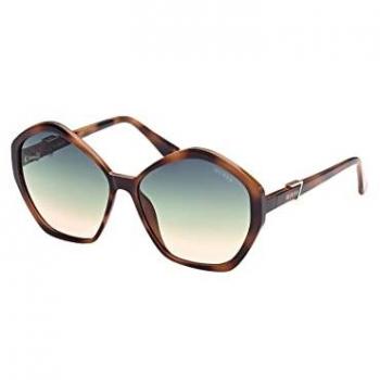 Guess GU7813 Unisex Pentagonal Acetate Sunglasses, Multicolor, One Size