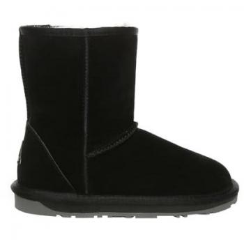 Men's Kookaburra Classic Short Black Suede Boots