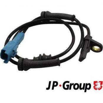 Sensor ABS JP GROUP 4197100800 - Sensor de velocidad de rueda, compatible con vehículos específicos, fabricado por JP GROUP, diseñado para asegurar un funcionamiento óptimo del sistema de frenos antibloqueo (ABS), incluye conectores y