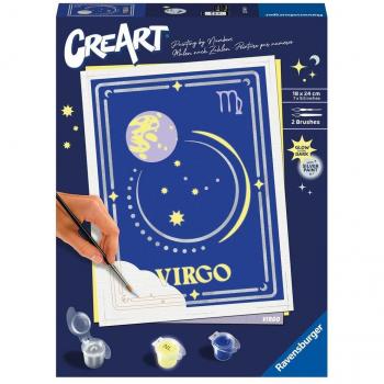 Kit para pintar con números Ravensburger Creart Serie Trend D Zodiac: Virgo