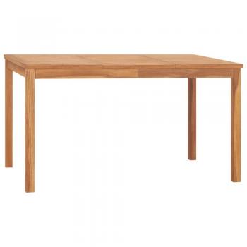 Teak Wood Garden Dining Table - 140cm