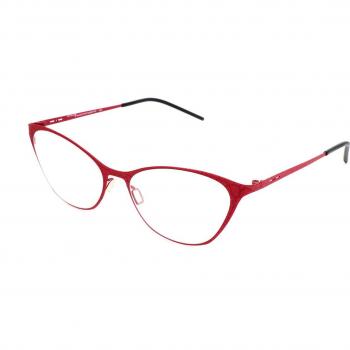 Italia Independent I-I MOD 5215 I-THIN METAL CRK.050 Women's Eyeglasses Red Size 53 (Frame Only) - Blue Light Block Available
