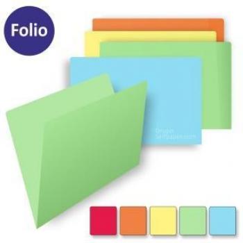 Subcarpetas de cartulina de colores tamaño A4 - Pack de 10 unidades
