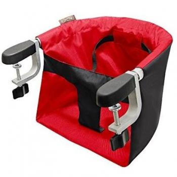 Phil & Teds Pod - Trona portátil ultraligera, color rojo
