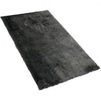 Alfombra Shaggy Gris Claro 80 x 150 cm Hecha a Mano de Poliéster Evren