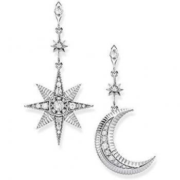 Thomas Sabo Pendiente Colgantes de Mujer, Plata, 4.4 cm