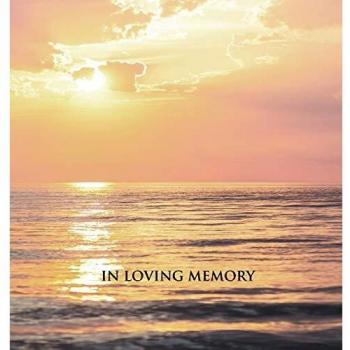 Funeral Guest Book, Memorial Guest Book, Condolence Book, Remembrance Book for Funerals or Wake, Memorial Service Guest Book: HARDCOVER Guestbook.