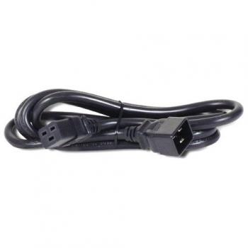 Cable de Alimentación IEC Bachmann 356.175 Negro 3.00 m, Conector C19-C20, 16A/250V