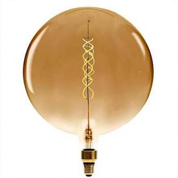 Bombilla LED Globo Ámbar Torsion E27 D30 cm 6W - Atmosphera