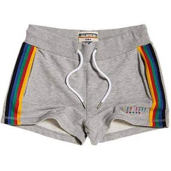 Superdry Pantalones cortos Carly Carnival para mujer Pebble Grey Marl L