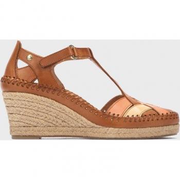 Sandalias de cuña de piel VILA W9Y con cierre adherente y diseño elegante