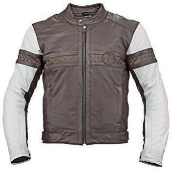 Axo Chaqueta Vintage, color Marrón/Blanco, talla S