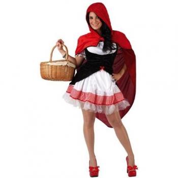 Disfraz de Caperucita Roja Sexy para Mujer - Talla XS/S - Color Blanco