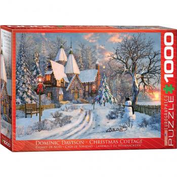 Eurographics Christmas Cottage Puzzle by Dominic Davison - 1000 Pieces
