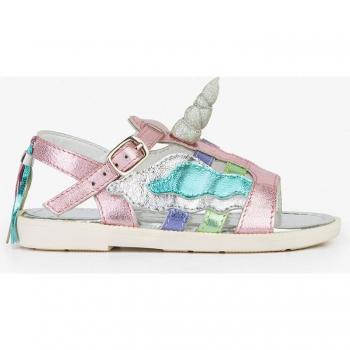 Sandalias Conguitos de bebé niña unicornio multicolor