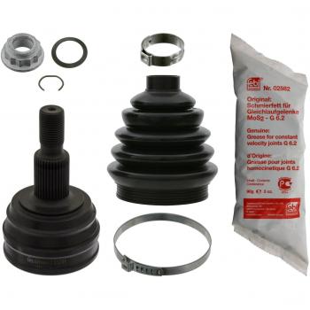 Juego de Articulación para Árbol de Transmisión FEBI BILSTEIN 33252 con Grasa y Abrazaderas, compatible con Volkswagen Golf 4