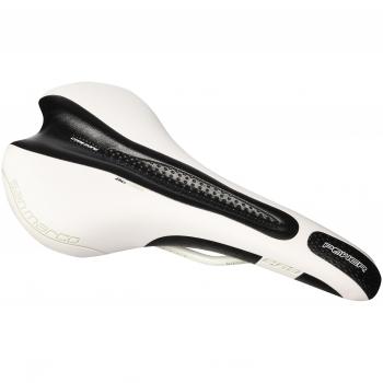 San Marco Era Dynamic Wide Open  - Sillín para bicicleta, color blanco, 280 gr