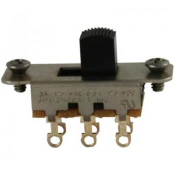 On-On Black Slide Switch for Instruments