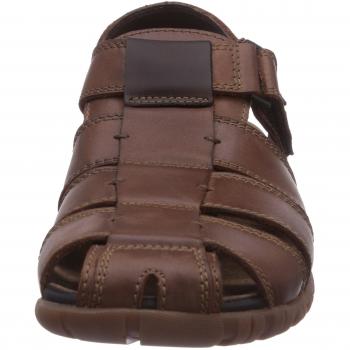 Chesnut Nubuck Leather Men's Sandals