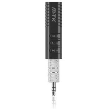 Receptor Bluetooth Manos Libres para Coche RT638 con Conector 3.5mm - Compatible con iPhone, iPad y Smartphones