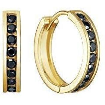 VICEROY PENDIENTES PLATA DE LEY IP DORADO CIRCONITA COLOR 15mm 21010E100-35