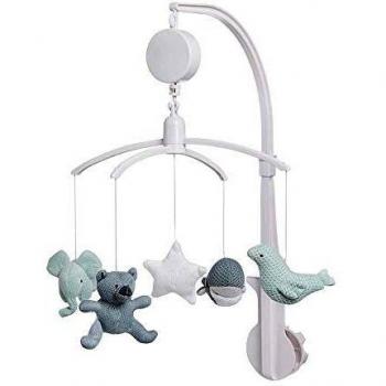BO Baby's Only - Móvil musical - Stonegreen/Mint/Blanco