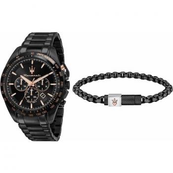 Maserati Traguardo - Reloj de hombre con cronógrafo, de cuarzo y 45 mm