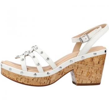 Sandalias Mujer Marca Clarks Modelo Maritsa70 Sun Blancas