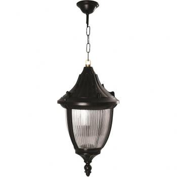 Lámpara de techo para exterior WELLHOME - Negro, 35x35x70
