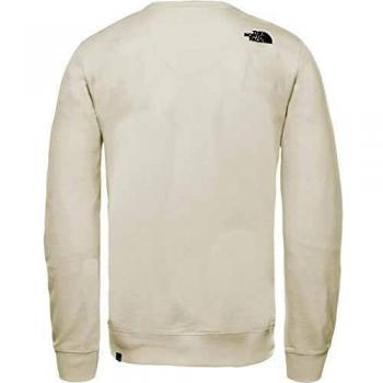 The North Face M Drew Peak Crew LHT VINTGWHT/TNFBLK App_Top Hombre, Vintage White/TNF Black, FR: M