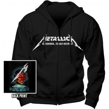 Metallica Hardwired...To Self-Destruct Sudadera capucha con cremallera Negro M