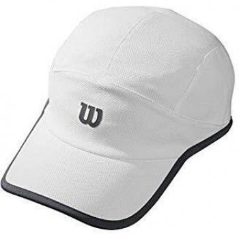 Wilson Seasonal Cooling Gorra de Tenis, Hombre, Blanco