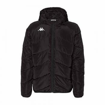 Kappa Abrigo Vianetto para hombre, color negro, talla XL
