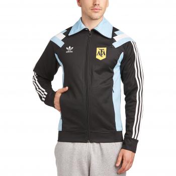 adidas Trainingsjacke Argentinien - Chaqueta de running para hombre, color negro, talla M