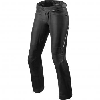 Revit Pantalones Factor 4 Negros para Mujer - Pantalones textiles de motocicleta, Estándar, Tallas disponibles: 32 a 42