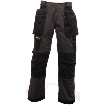 Regatta Hardwear Mens Workline Trousers TRJ336 Iron/Black