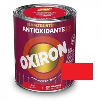 Pintura Esmalte Oxiron Liso Rojo 750 ml Titan