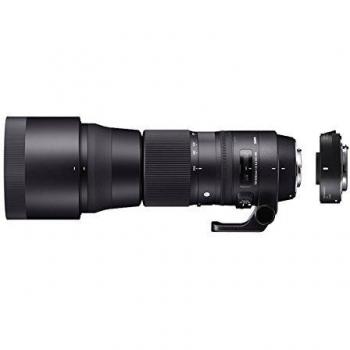 Sigma ZB955 150 - 600 mm F5-6.3 DG OS HSM Contemporary Lens with TC-1401 Converter Kit for Nikon Camera-Black