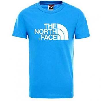 The North Face Y S/S Easy tee Clear Lake Blue tee, Unisex Adulto, Clear Lake Blue, L