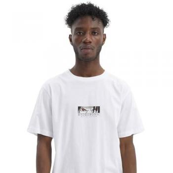 Camiseta de Manga Corta HYDROPONIC X NARUTO ITACHI NA004-01 Blanca