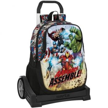 MOCHILA 665+CARRO EVOLUTION AVENGERS FOREVER 32x44x16cm