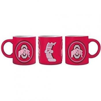 Ohio State Buckeyes Ceramic Warm-Up Coffee Mug - 14 Oz. by Boelter